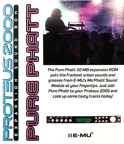 E-MU Pure Phatt: 32 MB Hip-Hop Expansion ROM